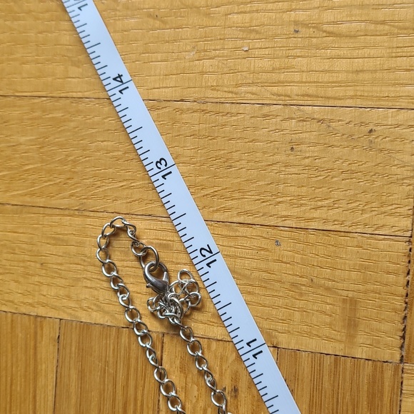 Handmade Steampunk Blue Imperial Jasper Teardrop Necklace and Earrings - Picture 10 of 12